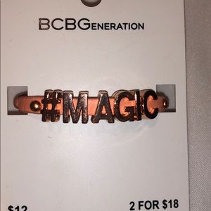 BCBG Affirmation Coral #MAGIC Bracelet *2/$15